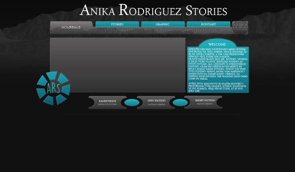 Anika Stories blog layout
