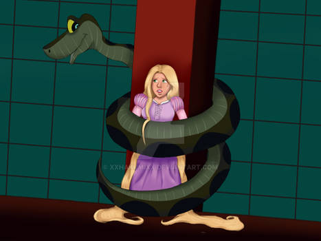Request Rapunzel and Kaa