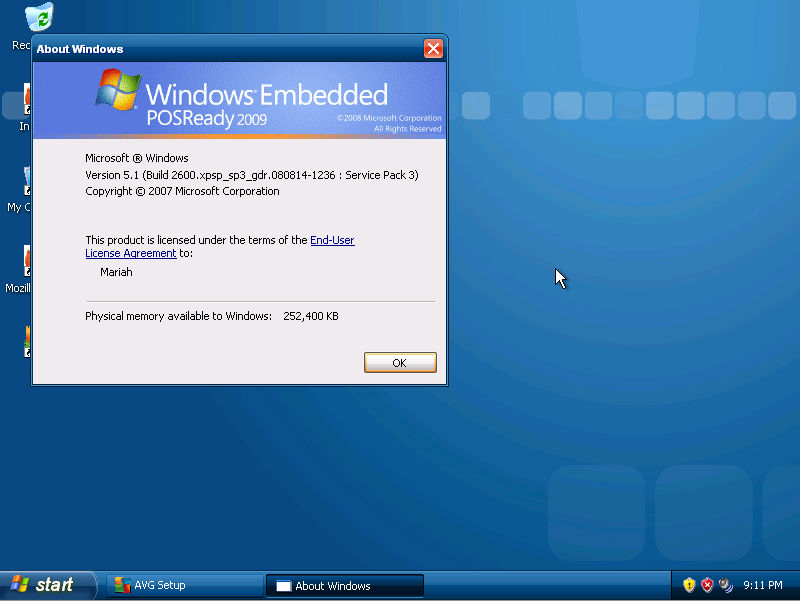 Windows Embedded POSReady 2009 by Cosmicwolf11 on DeviantArt