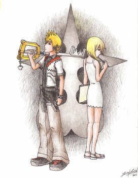 Roxas and Namine