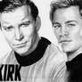 Captain Kirk: Shatner + Pine