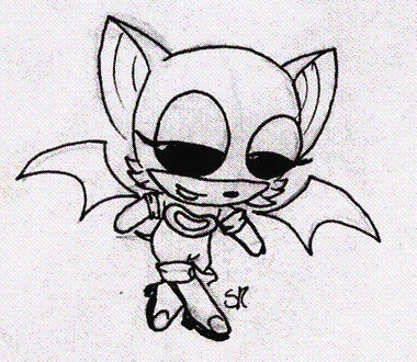Rouge Chibi by LeaTheWolf on DeviantArt