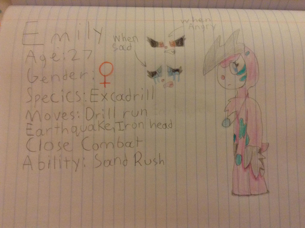 Emily the Shiny Excadrill by Pinkpoke on DeviantArt