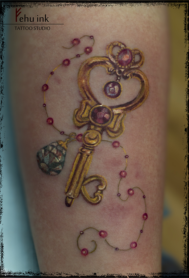 sailor moon key tattoo