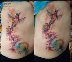 Watercolor tattoo