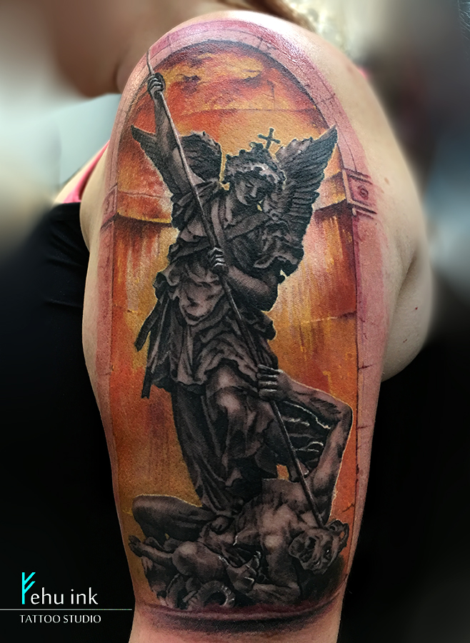 St Michael tattoo