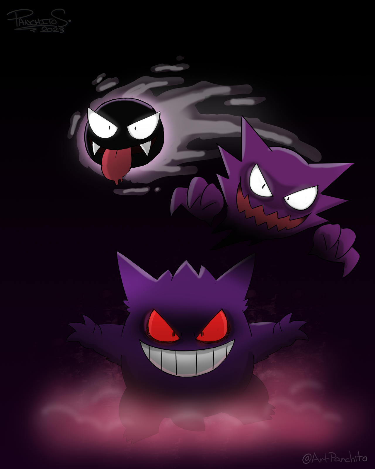 GENGAR EVOLUTION POKEMON By PANCHITO15 On DeviantArt gengar-evolution-pokemon-by-panchito15-on-deviantart