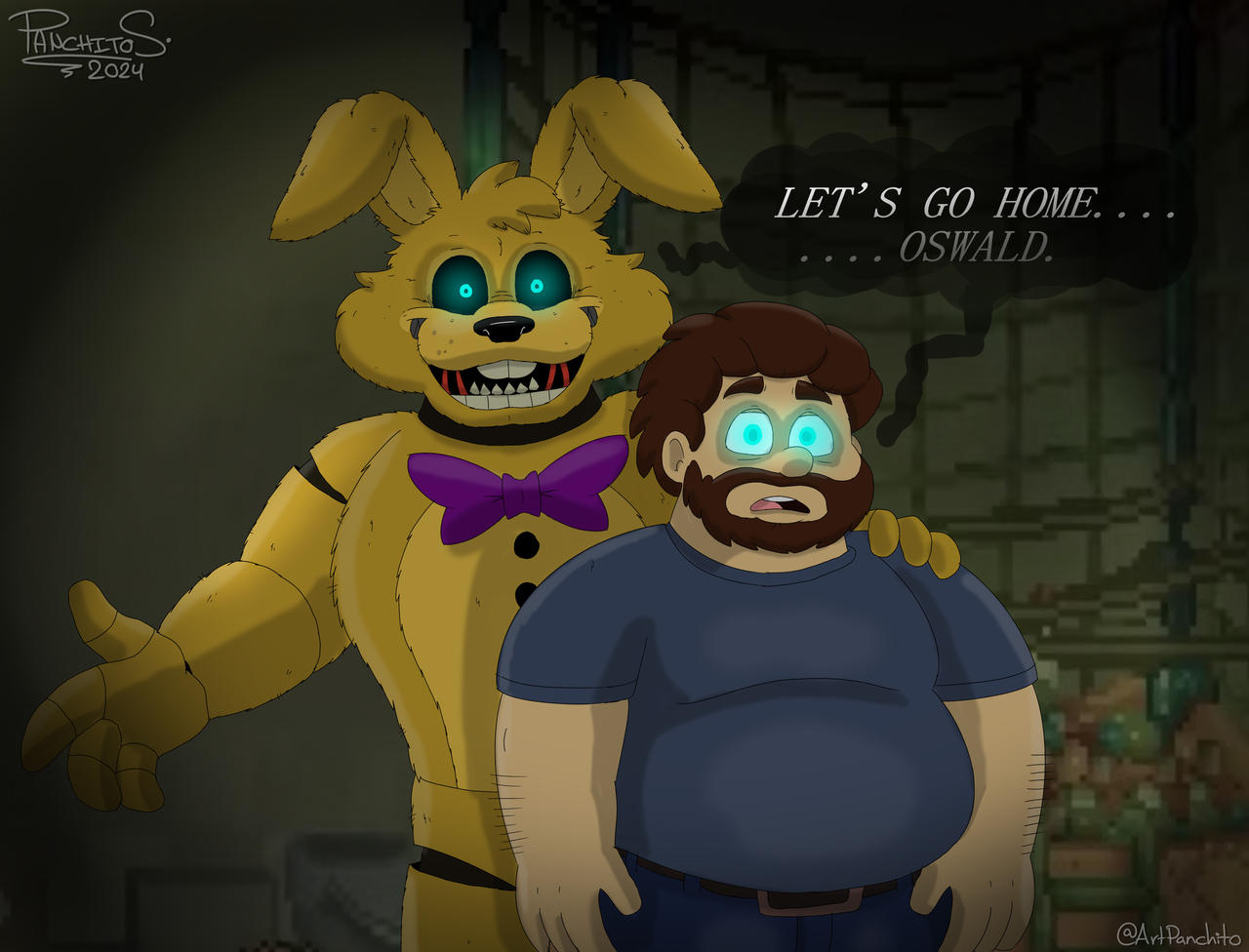 Posessed Rabbit POSSESSED BY THE YELLOW RABBIT - FNAF INTO THE PIT by PANCHITO15 on ...