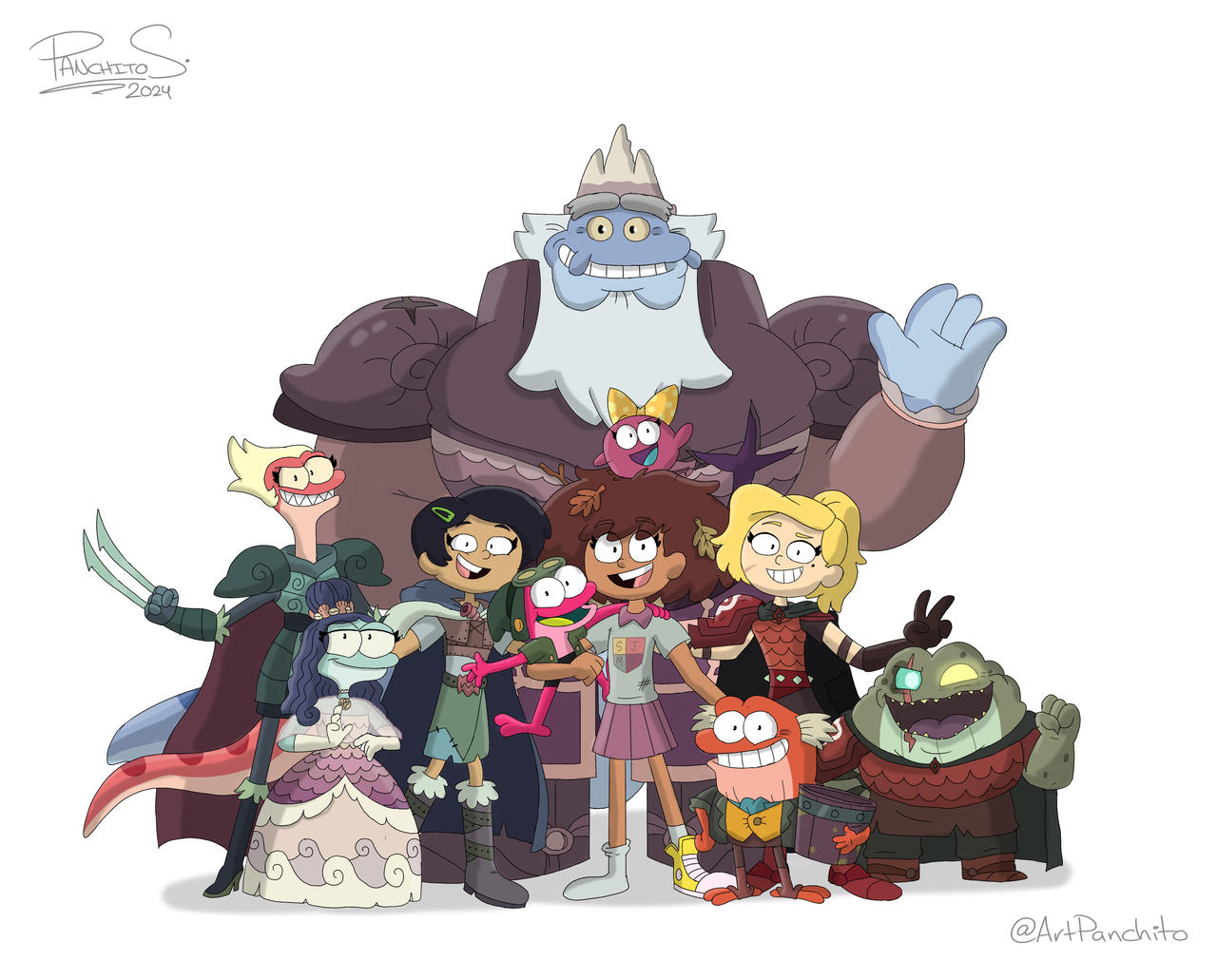 Amphibia Coach DOODLE OF AMPHIBIA TEAM by PANCHITO15 on DeviantArt