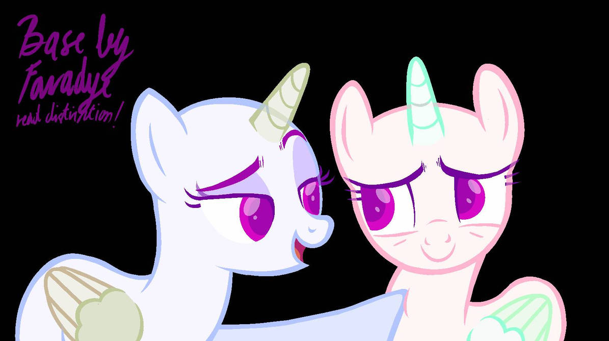 MLP Base #1 by Faradye on DeviantArt