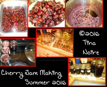 Cherry Jam Making 2016