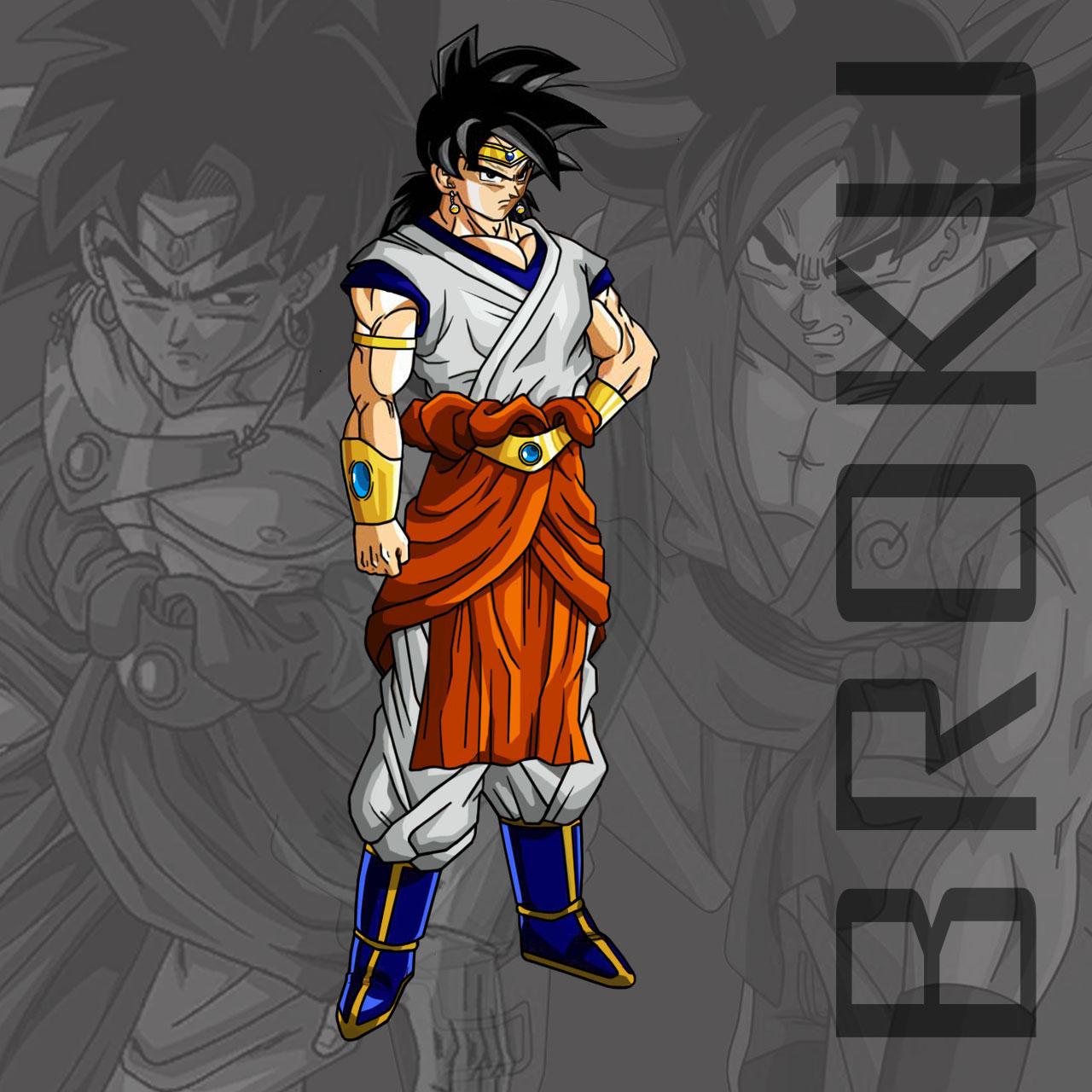 BROLY GOKU FUSION: Brolku!!! by WhiteSnakeArt55 on DeviantArt