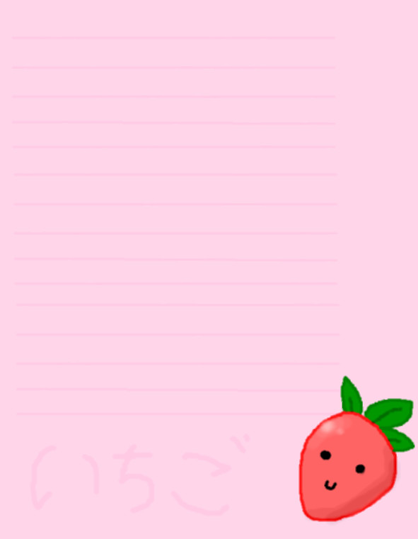 .::Memo pad- Strawberry::.