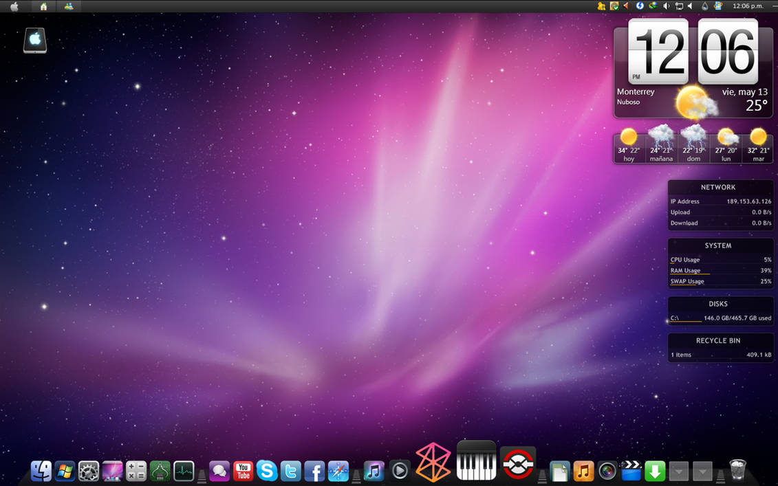 mac desktop xD screenshot' by ferxho0 on DeviantArt