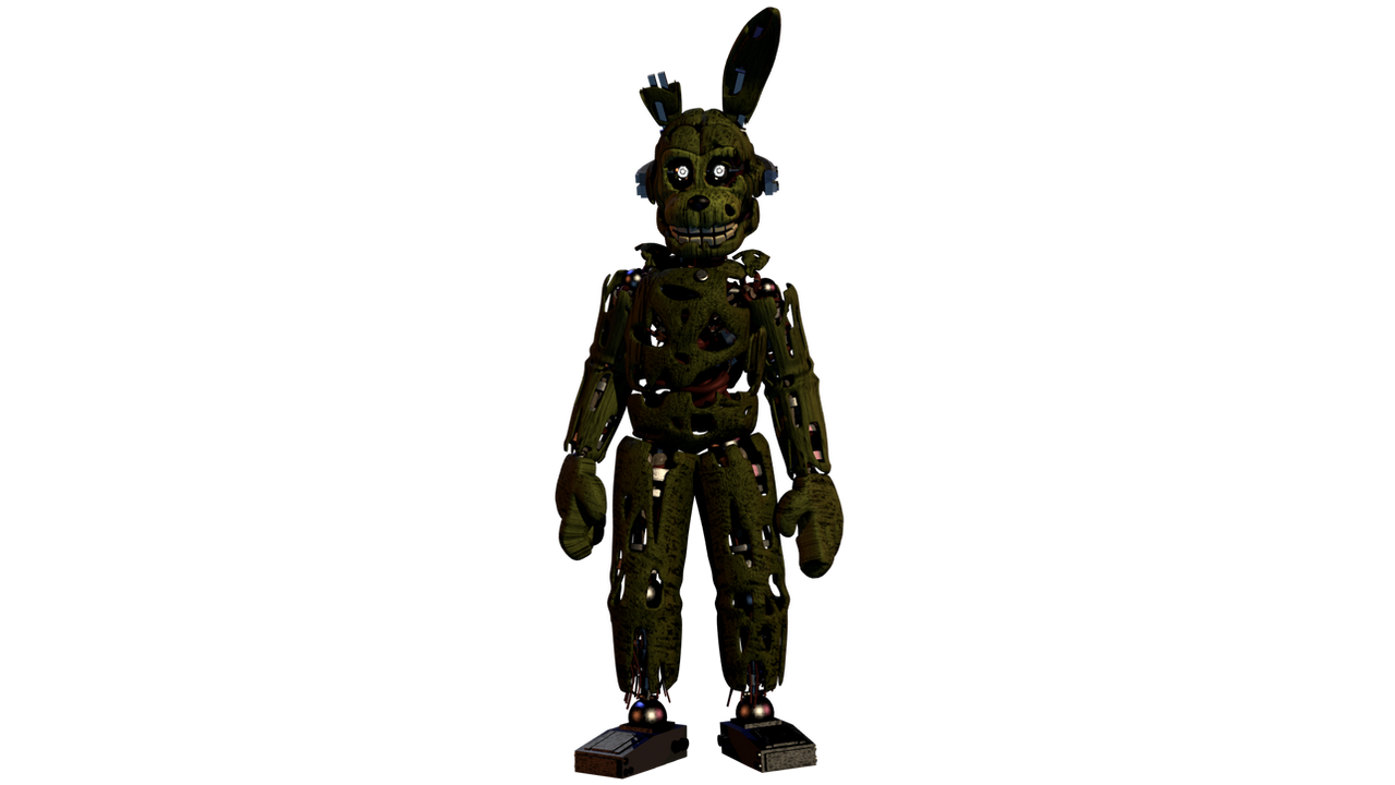 Spring Stage Fnaf Model (FNAF/Blender 2.79) Springtrap Model By Me by toybonniestudio3 on ...