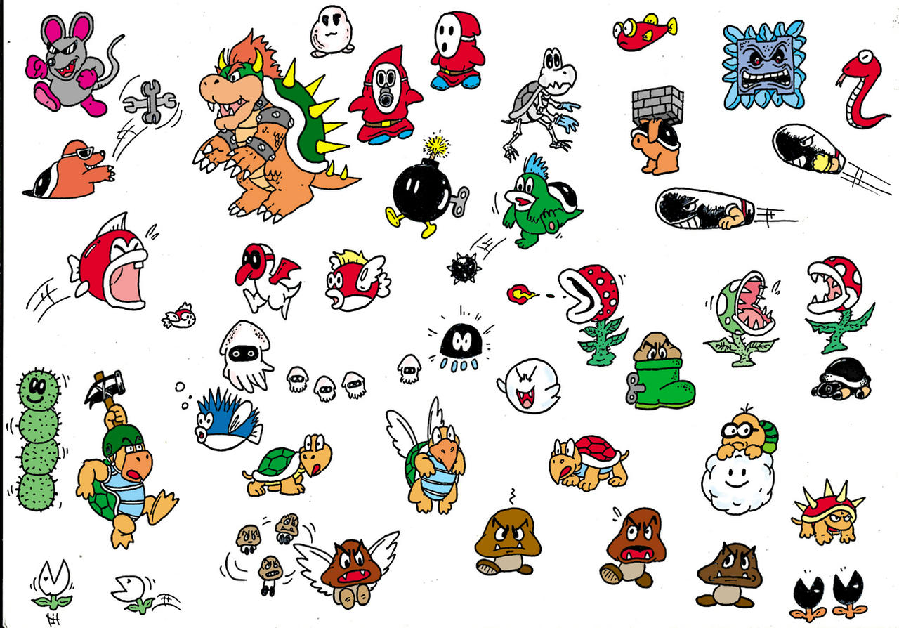 Shell Mario Enemies Super Mario Bros Enemies :)) by Sherkan86 on DeviantArt
