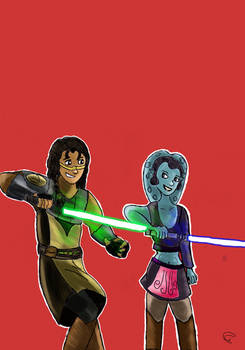 Master and Padawan: Quinlan Vos and Aayla Secura