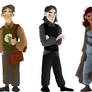 Character Design - Lupin, Snape and Sirius Black