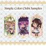 Simple Color Chibi Samples