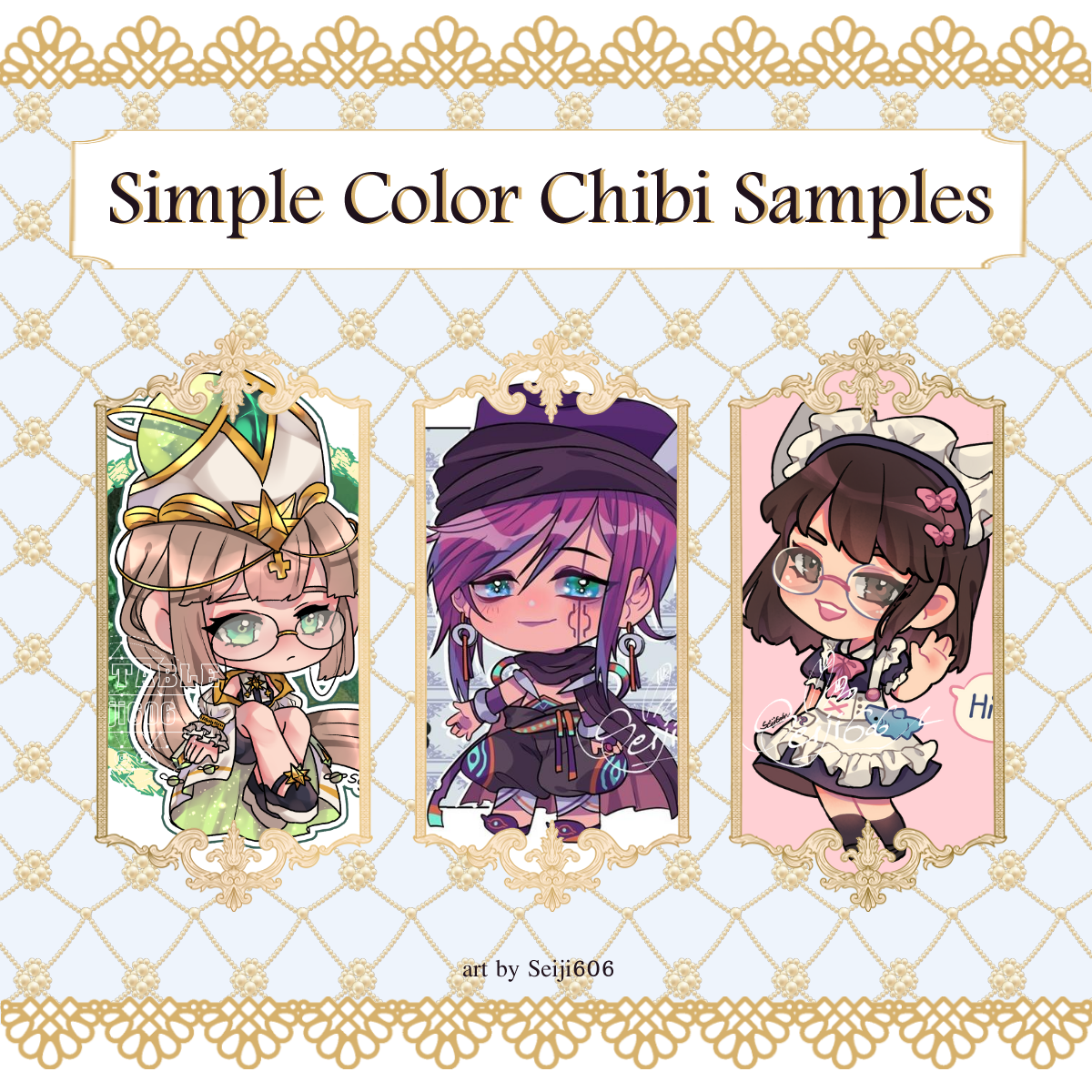 Simple Color Chibi Samples by seiji606 on DeviantArt