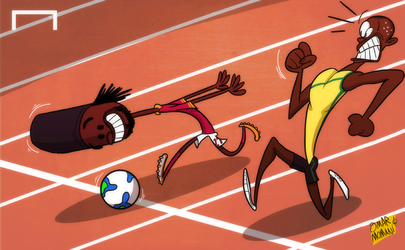 Gervinho beats Bolt by a neck