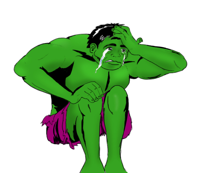 Hulk Crying by OmarMomani on DeviantArt