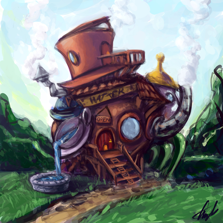 Mad Hatter's House Concept Art