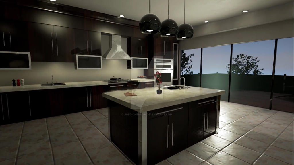 Kitchen Computer Render Kitchen Render by joedickenson on DeviantArt