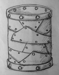 Scrap metal bucket sketch