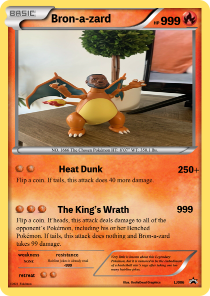 Bron-a-zard Pokemon Card Lebron James + Charizard by EdgyRoss on DeviantArt Bron-a-zard Pokemon Card Lebron James + Charizard by EdgyRoss on DeviantArt