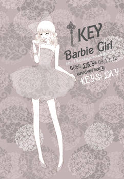 KEY BARBIE GIRL