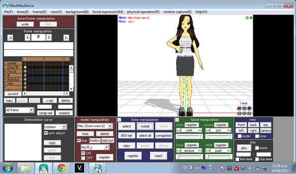 El model para el MMD de alepaosan-chan :DD