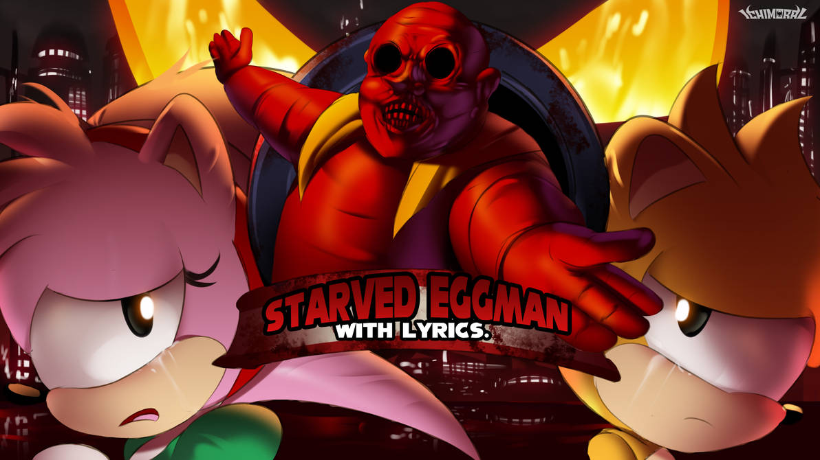 Starved Eggman threatens to eat Snively by cvgwjames on DeviantArt