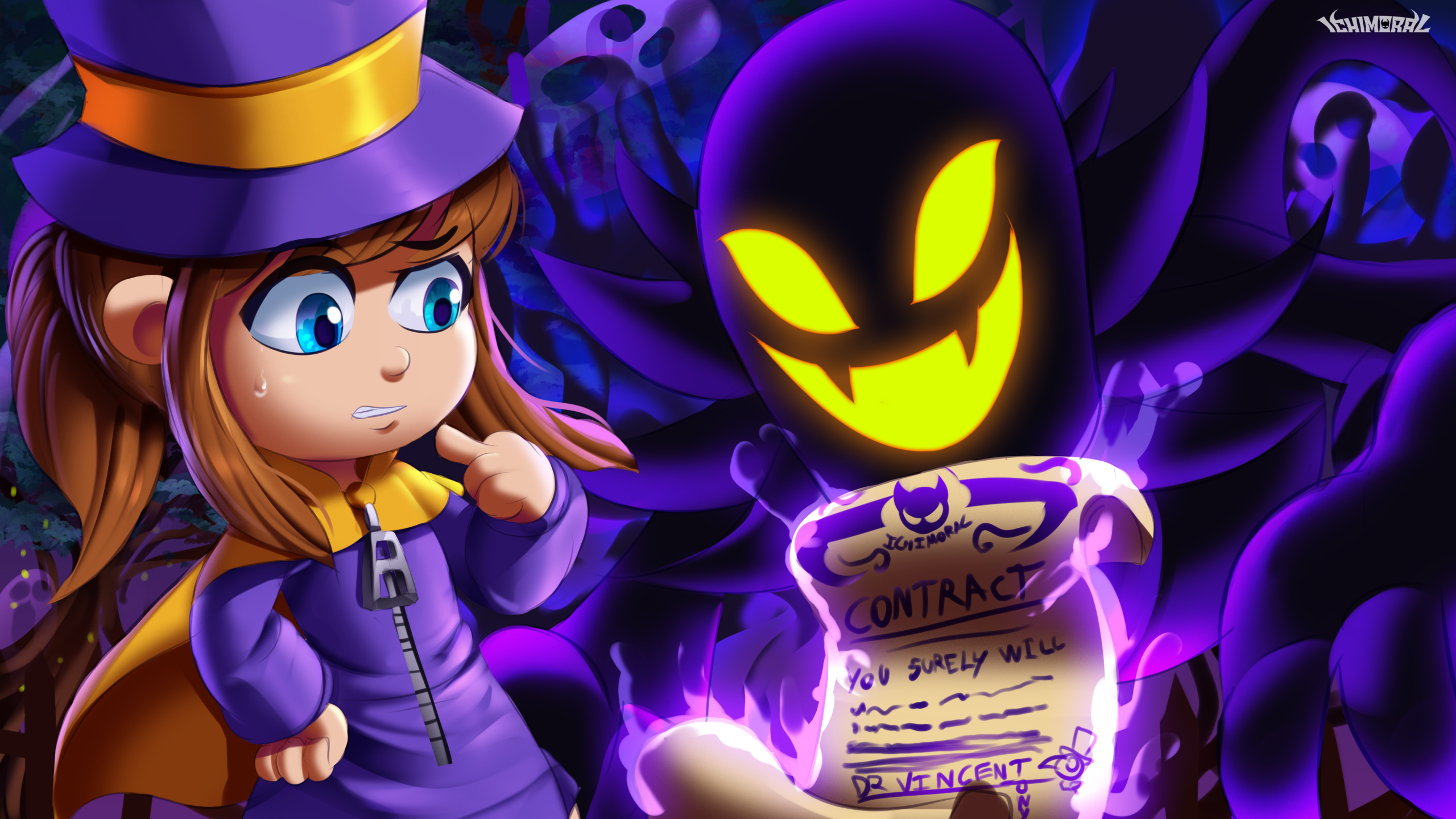 Hat Kid, a hat in time HD wallpaper