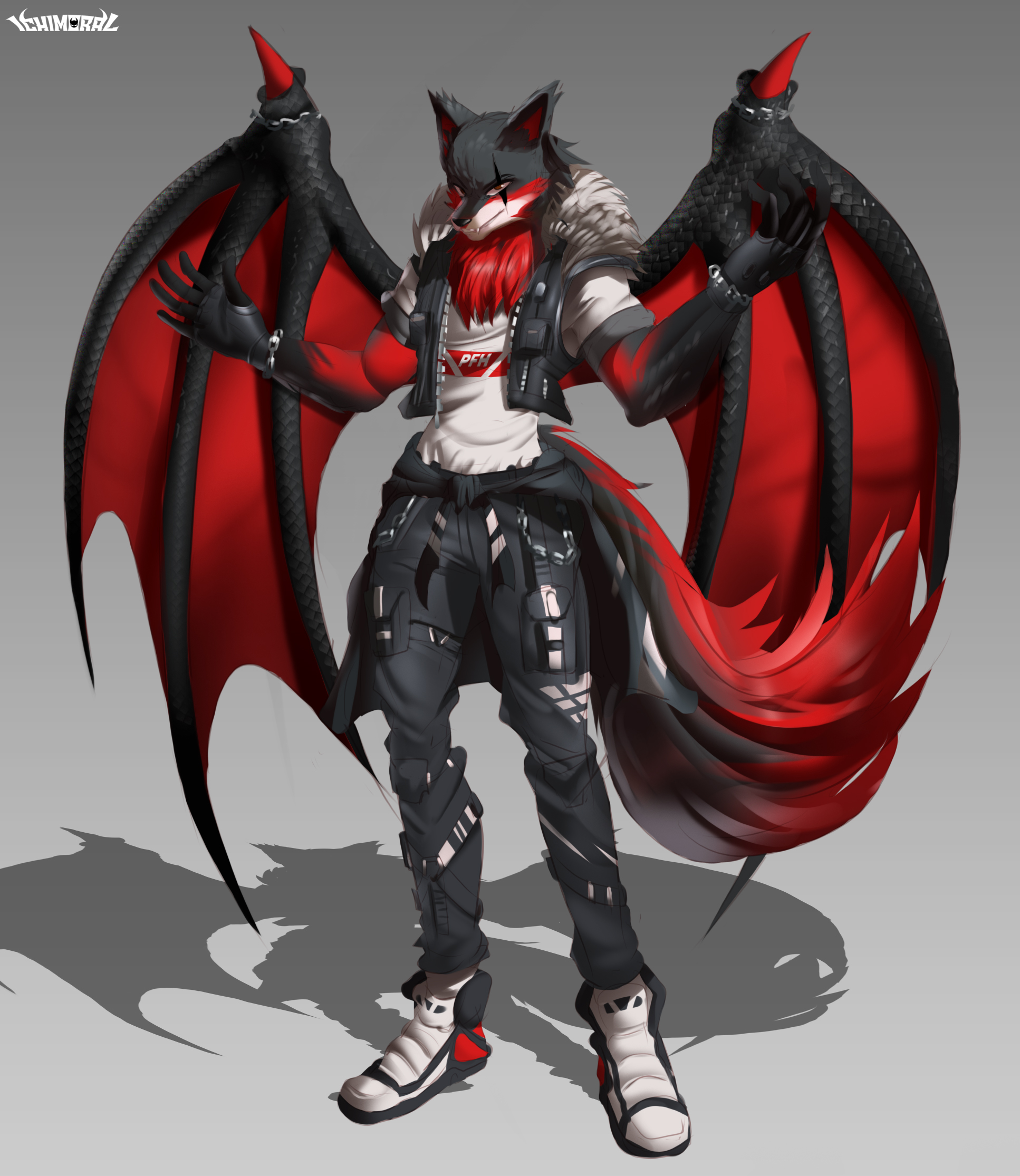 Fox Dragon Deviantart Character Design Commission - Fox Dragon Hybrid OC by ichimoral on ...
