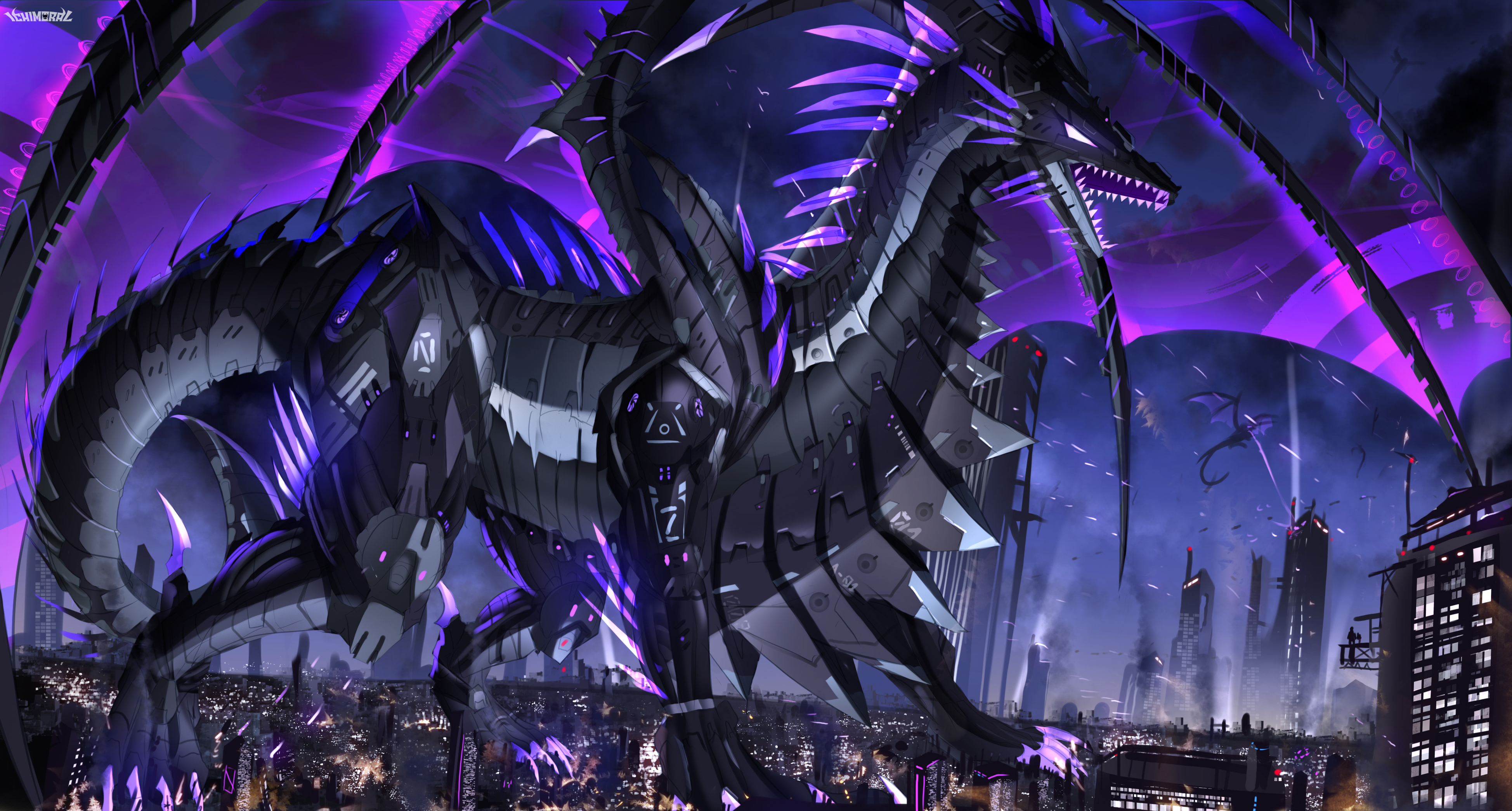 Mech Oc Example Commission - Mecha Dragon OC Design by ichimoral on DeviantArt