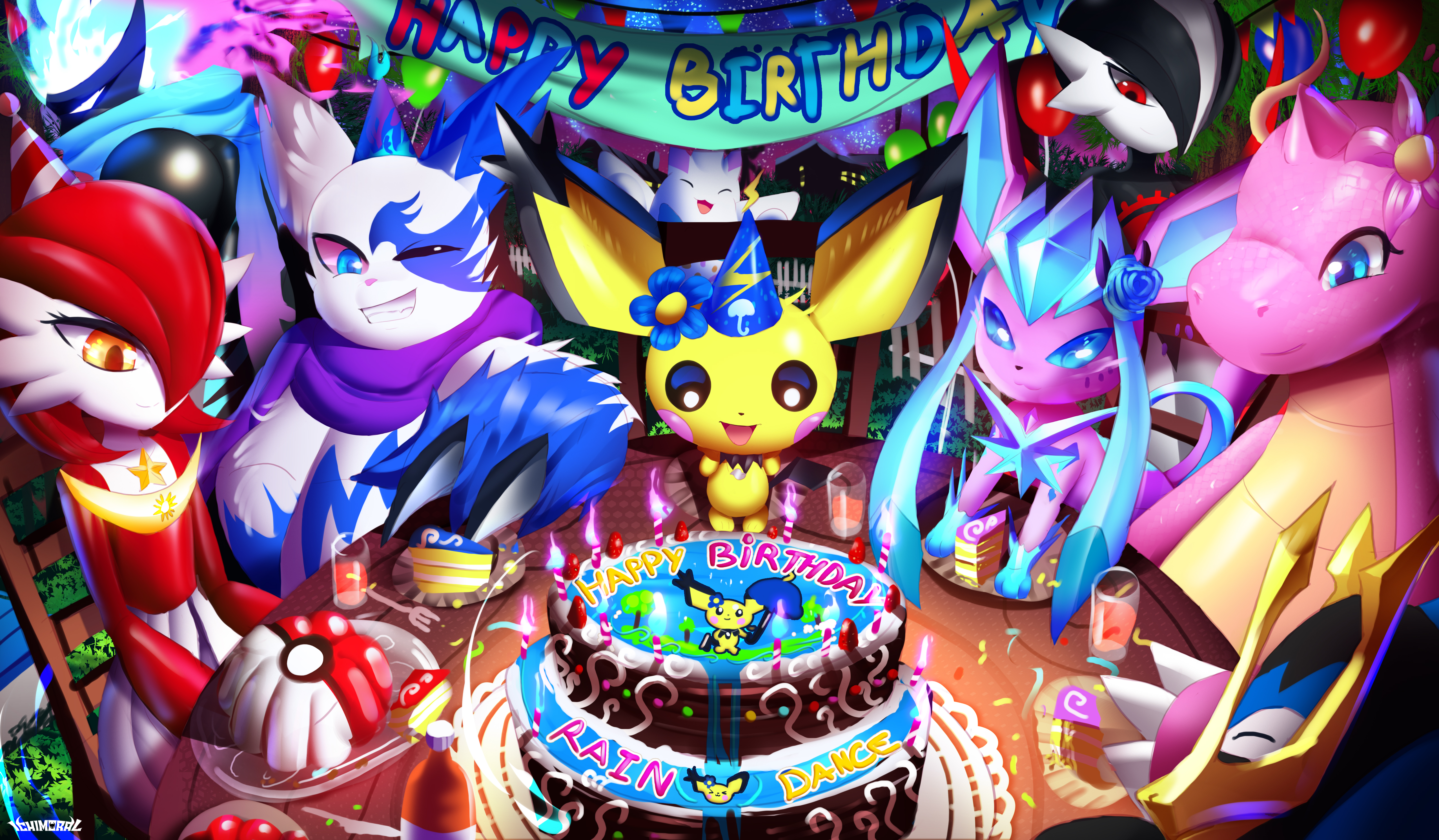 Happy Birthday Pokemon xyz by Pikarinaa on DeviantArt