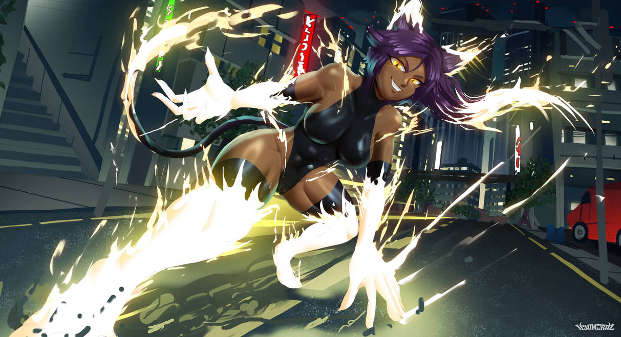 Bleach Yoruichi Cat Form Commission By Ichimoral On DeviantArt bleach-yoruichi-cat-form-commission-by-ichimoral-on-deviantart
