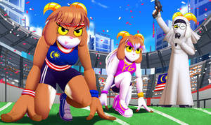 Commission - Super Goat Olympic Race