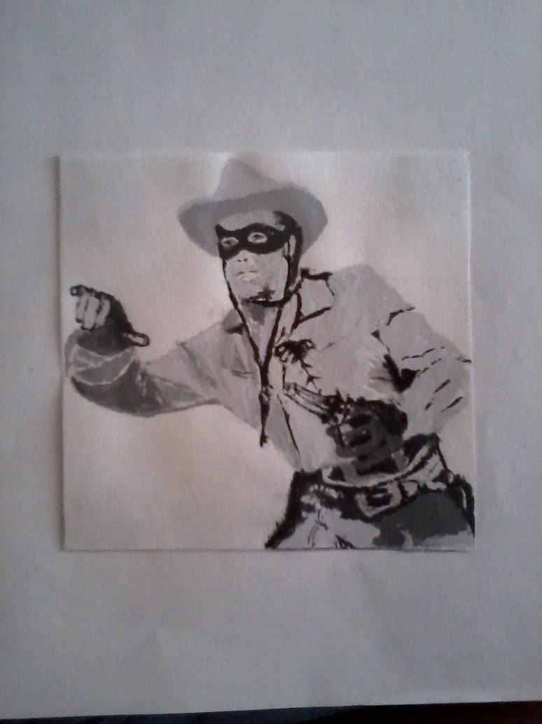 Lone Ranger Ink Drawing by 12NiAr on DeviantArt