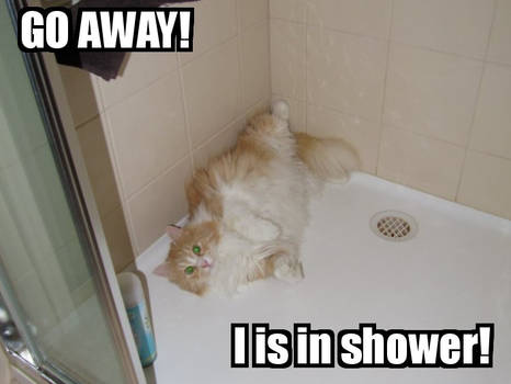 I is in shower