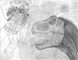 Balzaur vs. T. rex (WIP)