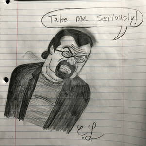 Steven Seagal sketch (WIP)