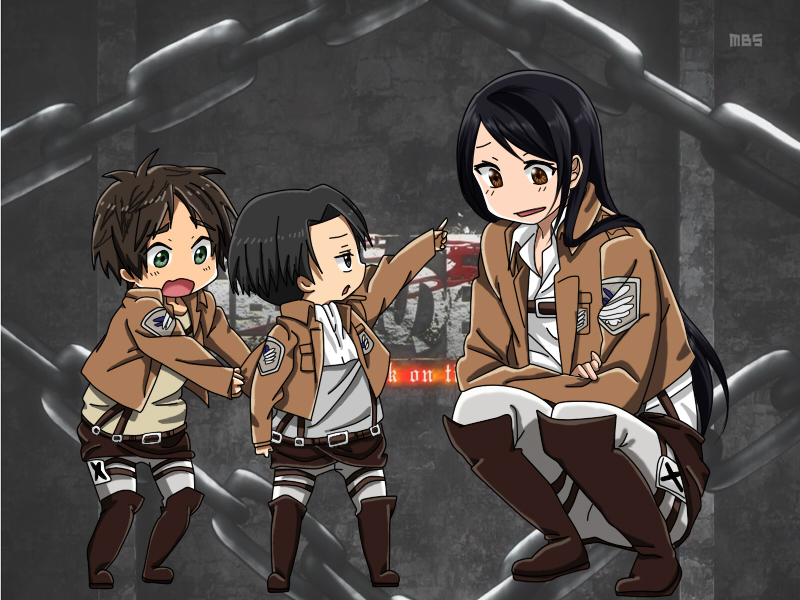 Kid!Eren x Kid!Levi x Teen!Veena (SNK OC) by Vhenyfire on DeviantArt