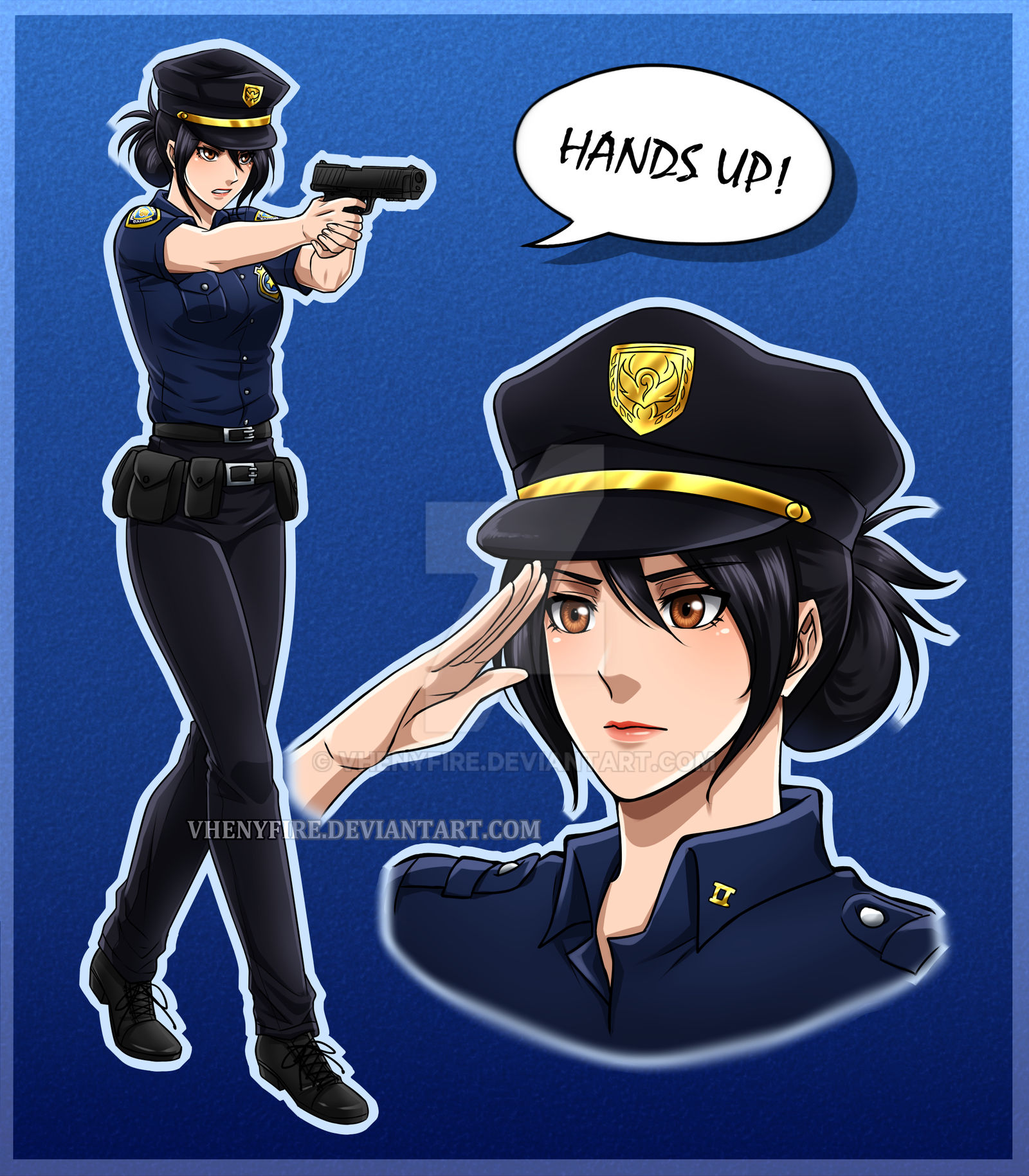 Police!Veena by Vhenyfire on DeviantArt