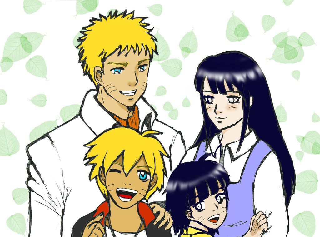 Naruto and Hinata - family