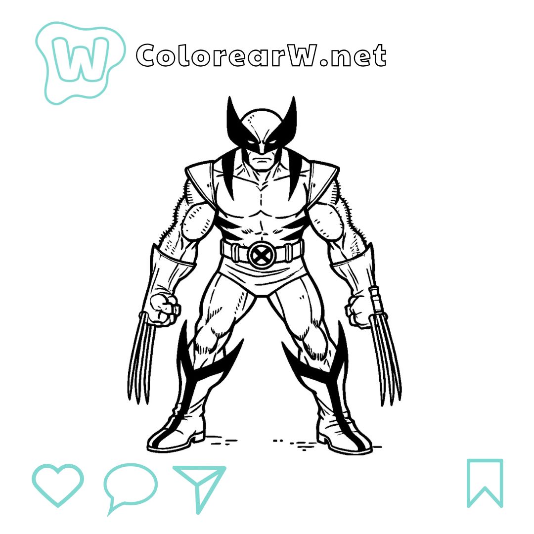 Wolverine para Colorear - ColorearW.net by miguelitofernandez on DeviantArt wolverine-para-colorear-colorearw-net-by-miguelitofernandez-on-deviantart