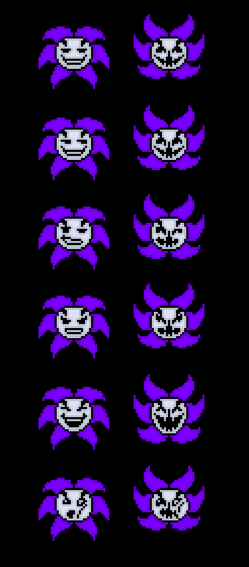 evil flowey undertale  Undertale pixel art, Pixel art maker