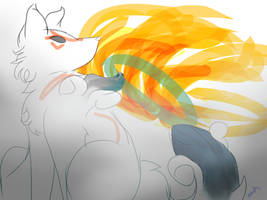 30 MINUTE SKETCH #1- Amaterasu