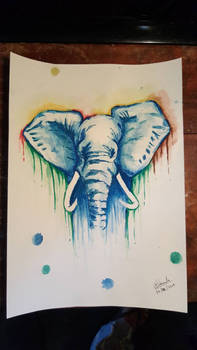 Abstract African Elephant